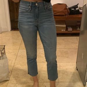 J crew vintage straight cropped denim